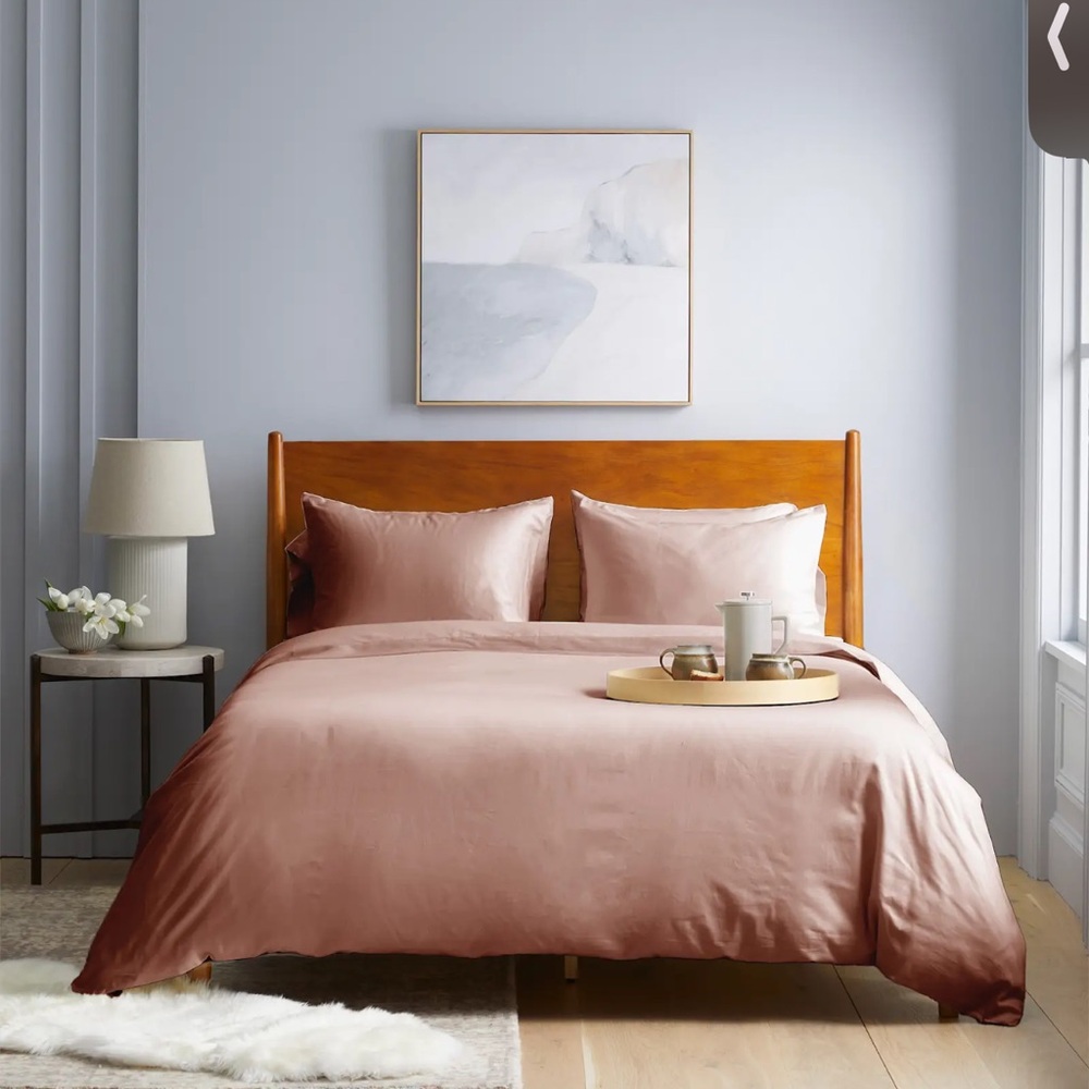 Quince Luxury Organic Sateen Duvet Cover Set king/Cal King